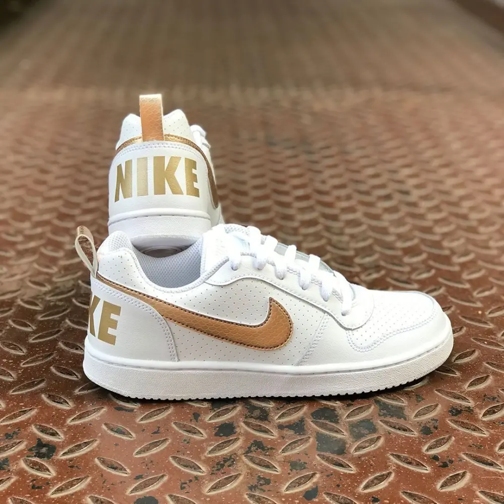 Alternative view of Giày Nike Court Borought Low EP GS 'White Gold' BV0745-100