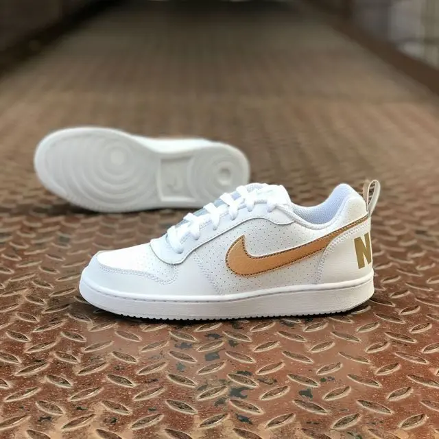 Giày Nike Court Borought Low EP GS 'White Gold' BV0745-100 - Ảnh 3