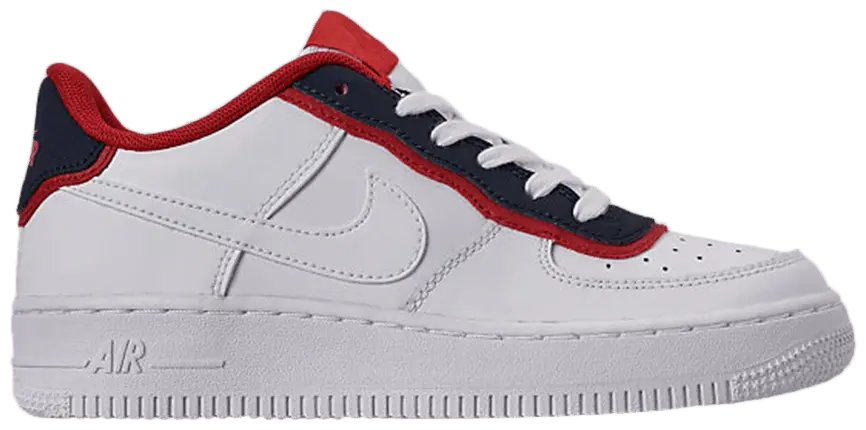 Giày Nike Air Force 1 Double Layer GS 'Obsidian Red' BV1084-101