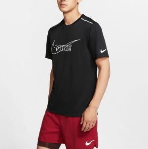 Alternative view of Áo Nike Dri-Fit Breathe Running Top XL BV4645-010