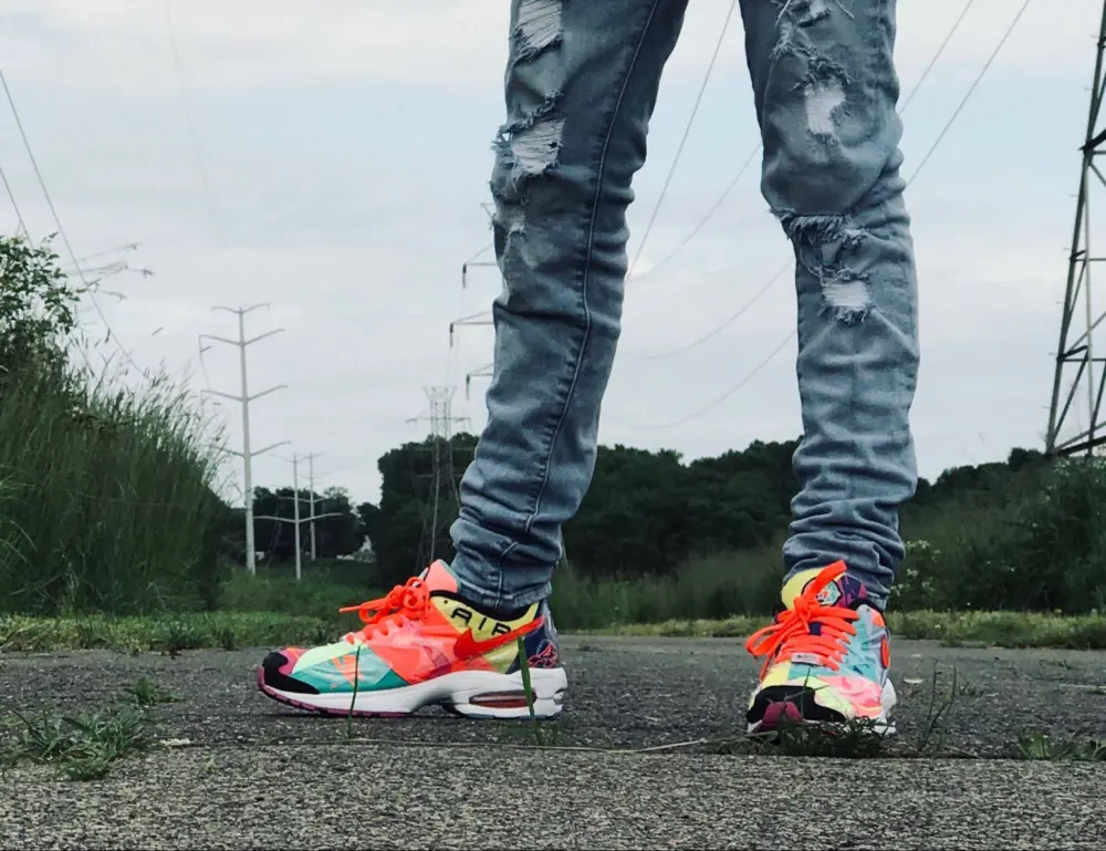 Giày Nike Atmos x Air Max 2 Light QS 'Logos' BV7406-001 - Ảnh 3
