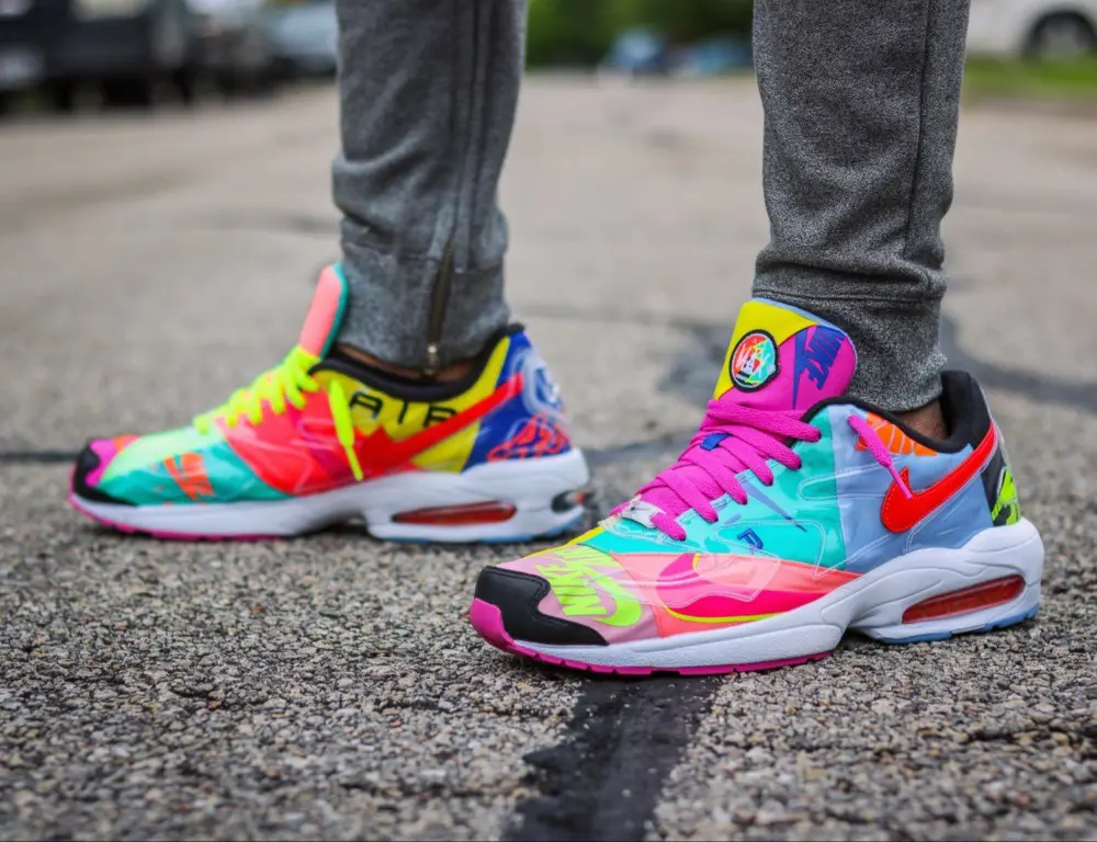 Giày Nike Atmos x Air Max 2 Light QS 'Logos' BV7406-001 - Ảnh 4