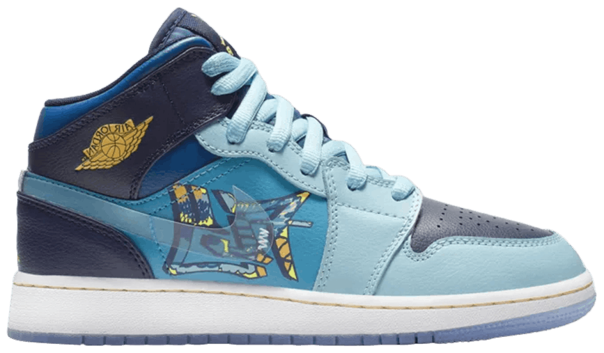 Giày Nike Air Jordan 1 Mid GS 'Fly' BV7446-400