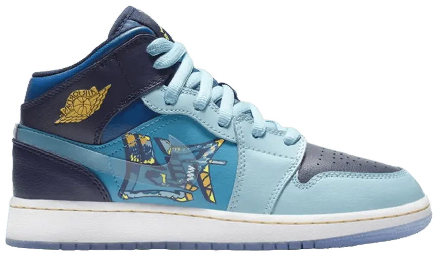 Giày Nike Air Jordan 1 Mid GS 'Fly' BV7446-400