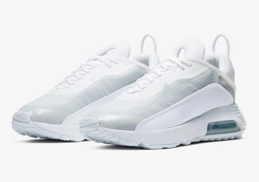 Giày Nike Air Max 2090 'Triple White' BV9977-100 - Ảnh 2
