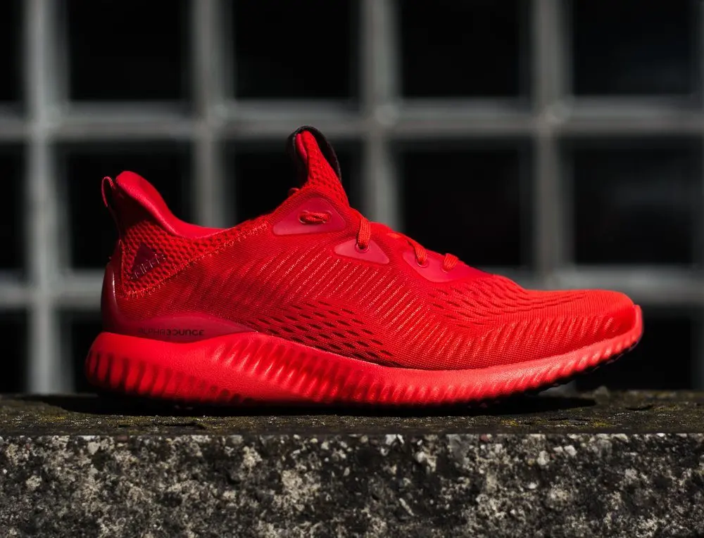 Giày Adidas Alphabounce EM M 'All Red' BW1202 - Ảnh 4