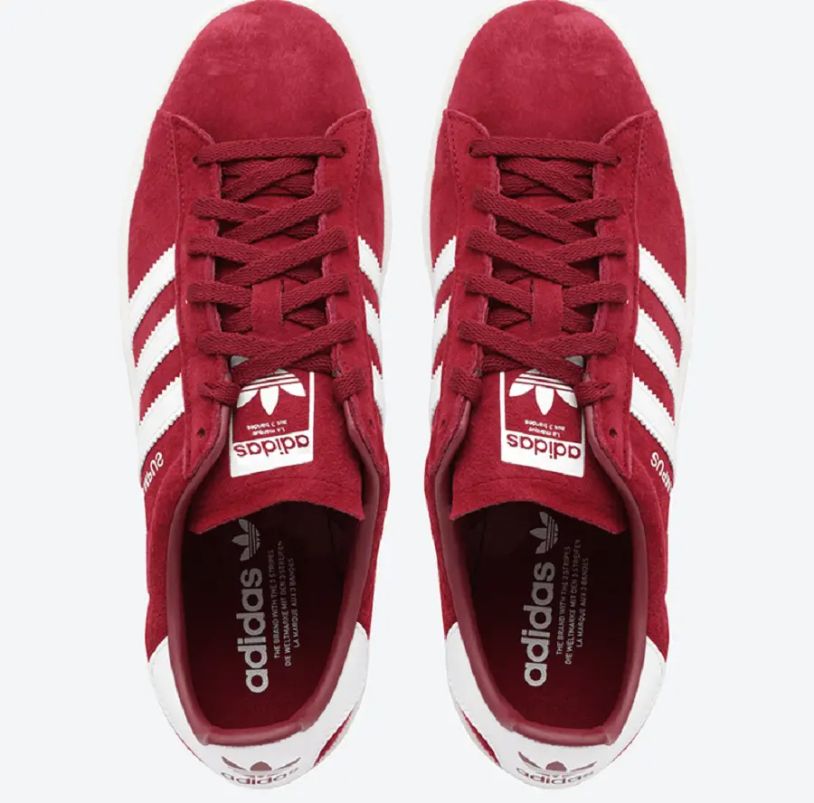 Giày Adidas Campus 'Collegiate Burgundy' BZ0087 - Ảnh 4