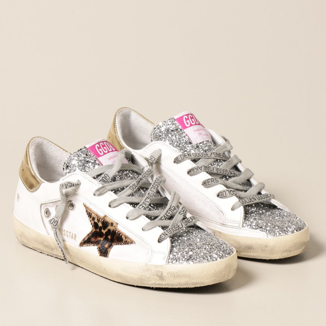 Giày Golden Goose Wmns Superstar 'Glitter White Pink' GWF00103-F001018-10470 - Ảnh 2