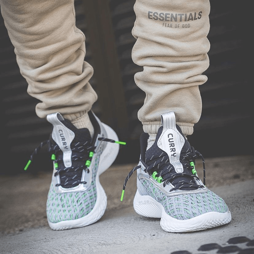 Giày Under Armour Curry Flow 9 'Sesame Street Oscar' 3024248-102 - Ảnh 3