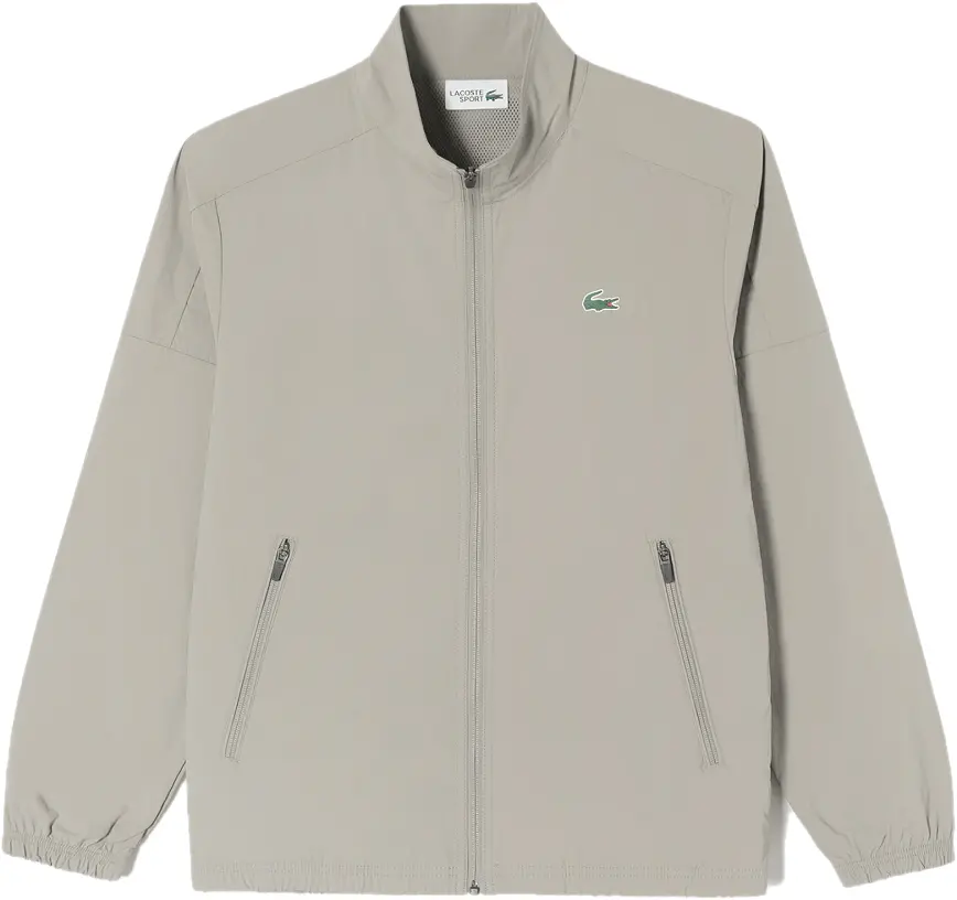 Áo Lacoste Solid Woven Windbreaker 'Beige' SH212E-53G