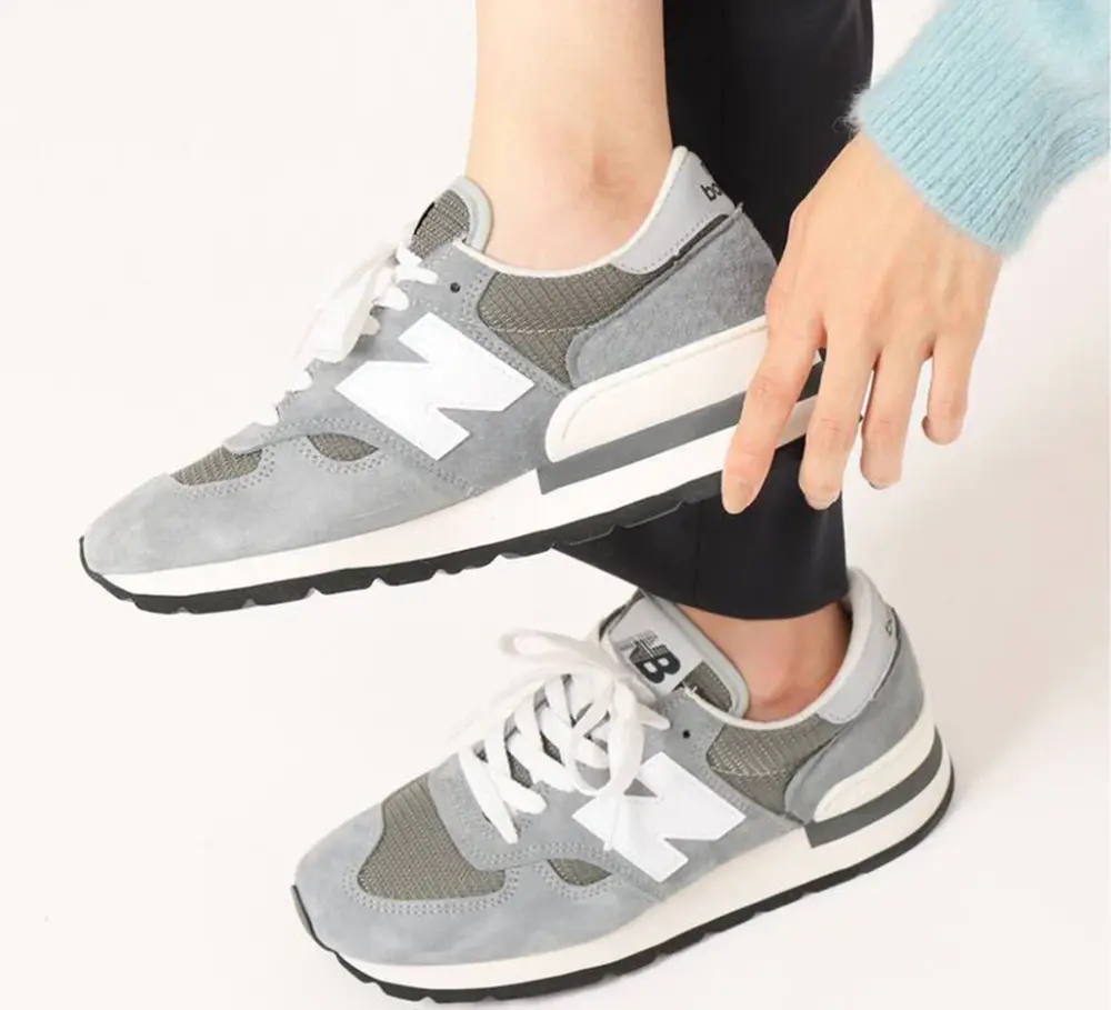 Giày New Balance 990v1 Made in USA 'Grey' M990GR1 - Ảnh 4