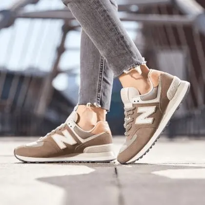 Giày New Balance Wmns 574 'Retro Grey' WL574SYL - Ảnh 6