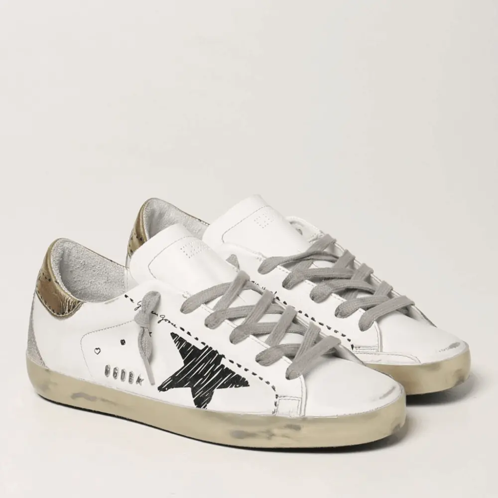 Giày Golden Goose Super Star White GWF00102-F002028-10750 - Ảnh 4