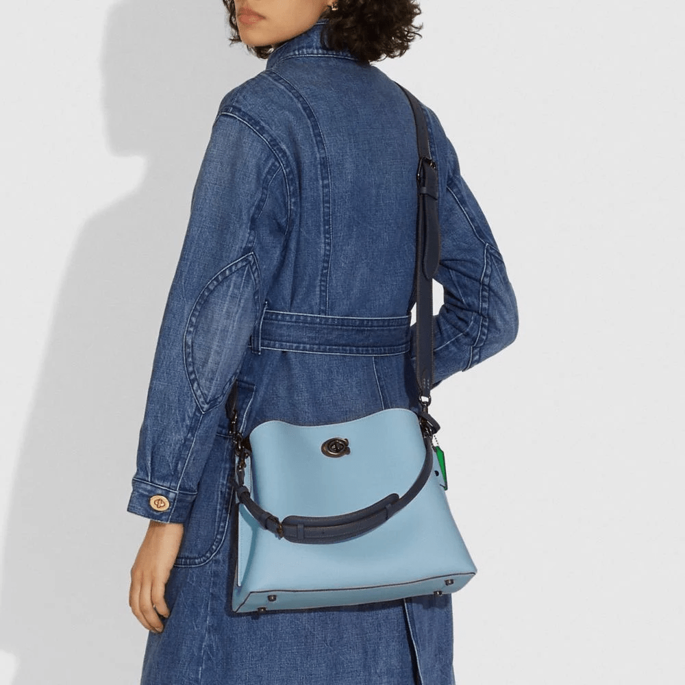 Túi Coach Willow Signature Canvas 'Colorblock' C2267 V5AZU - Ảnh 5