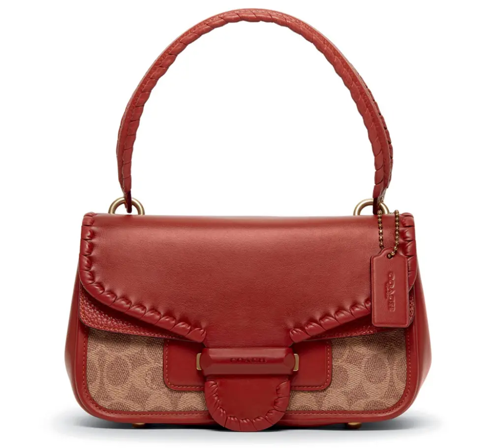 Túi Coach Cody Shoulder Bag In Sinature Canvas With Whipstick C2583 B4NQ4