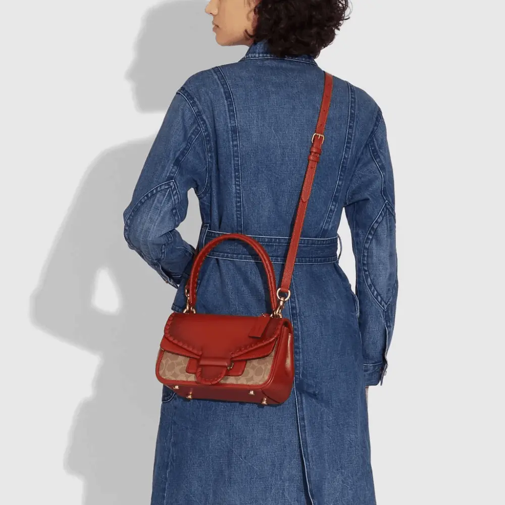 Alternative view of Túi Coach Cody Shoulder Bag In Sinature Canvas With Whipstick C2583 B4NQ4