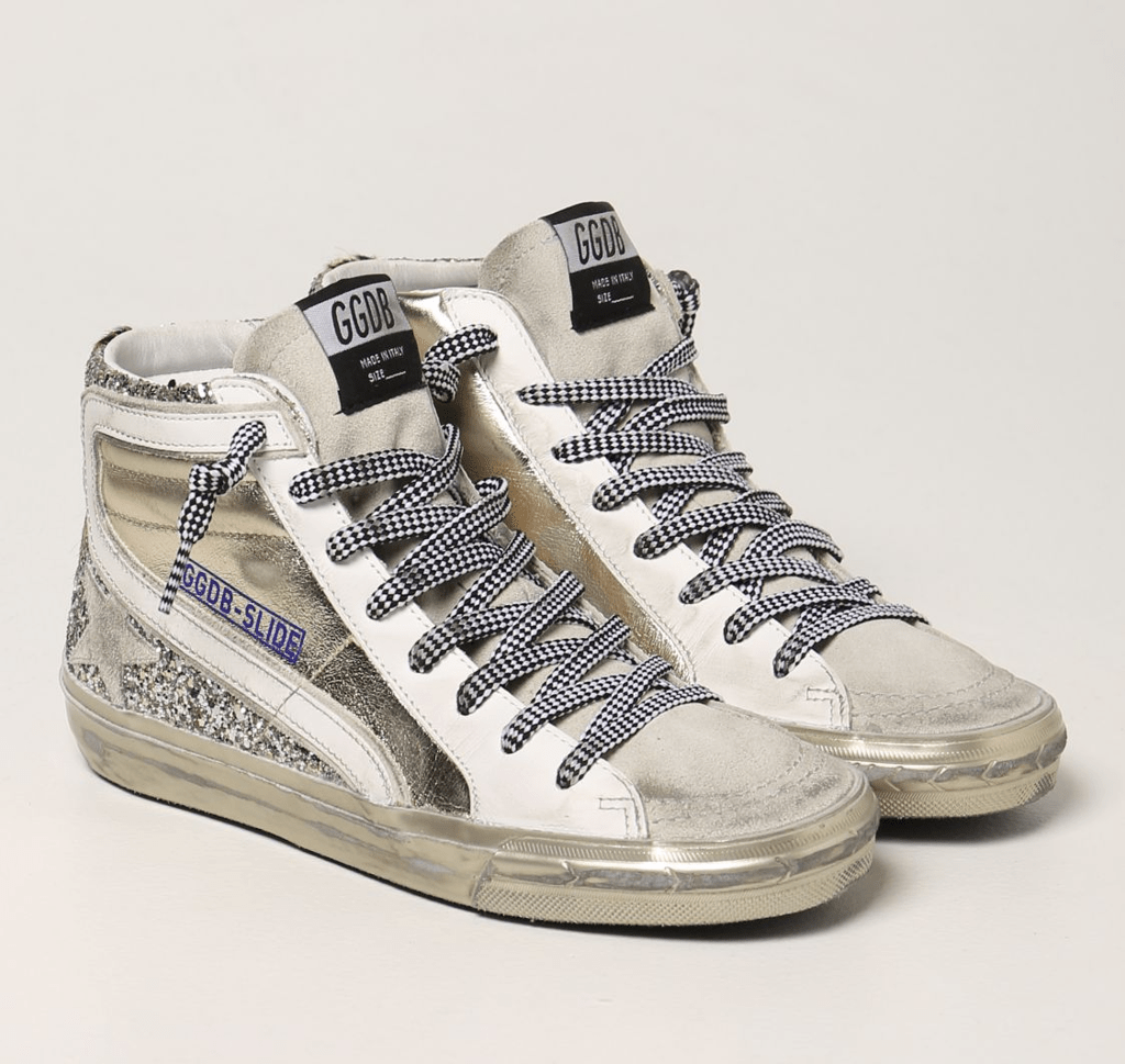 Giày Golden Goose Slide Leather High-Top GWF00116-F001884-65147 - Ảnh 2