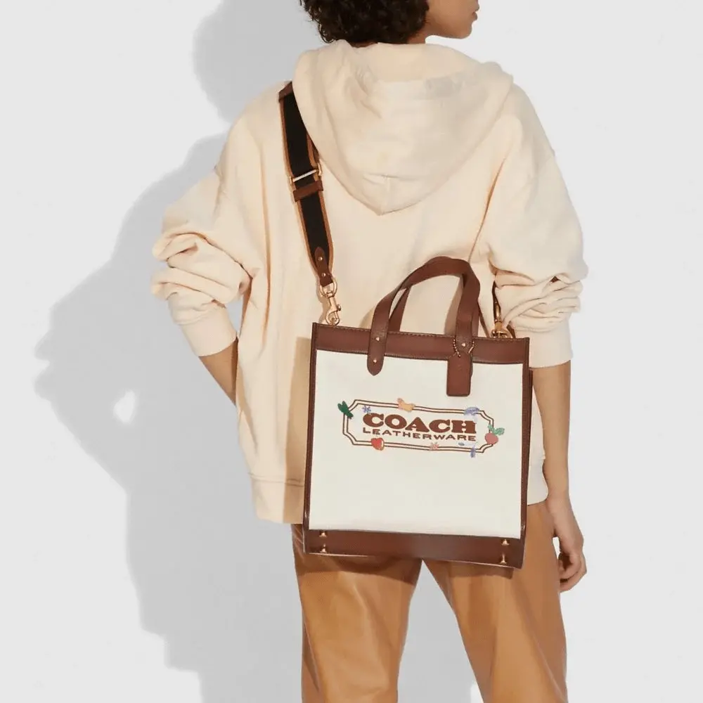 Alternative view of Túi Coach Field Tote With Garden Embroidery Coach Badge C2774 B4 NA