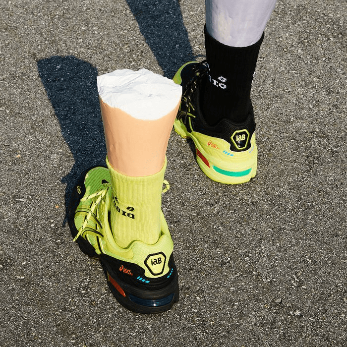 Giày Asics IAB Studio x Gel 1090 Lime Zest 1203A080 300 - Ảnh 5