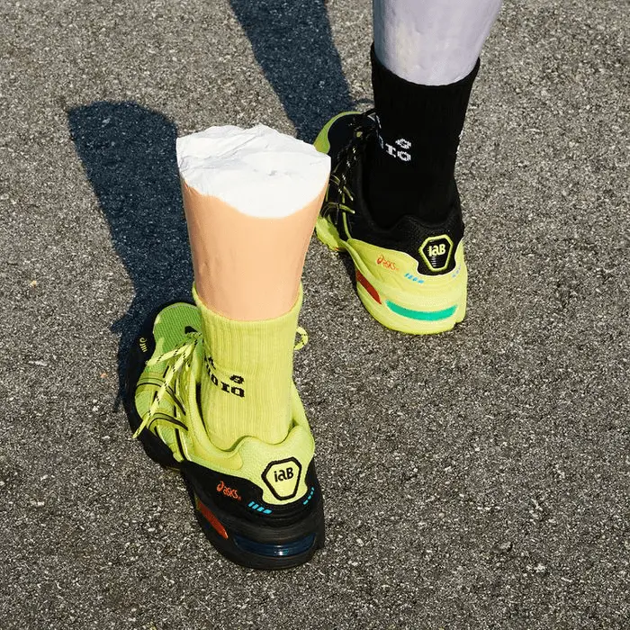 Giày Asics IAB Studio x Gel 1090 Lime Zest 1203A080 300 - Ảnh 5
