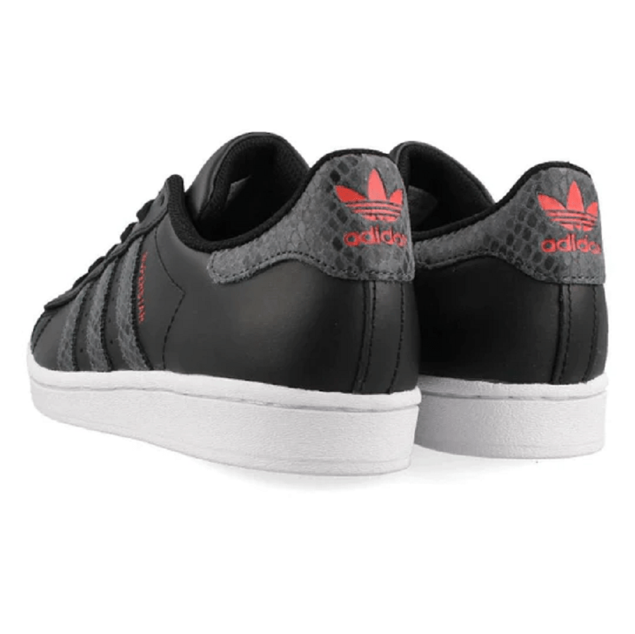 Giày Adidas Originals Superstar 'Black White Red' HQ1917 - Ảnh 2
