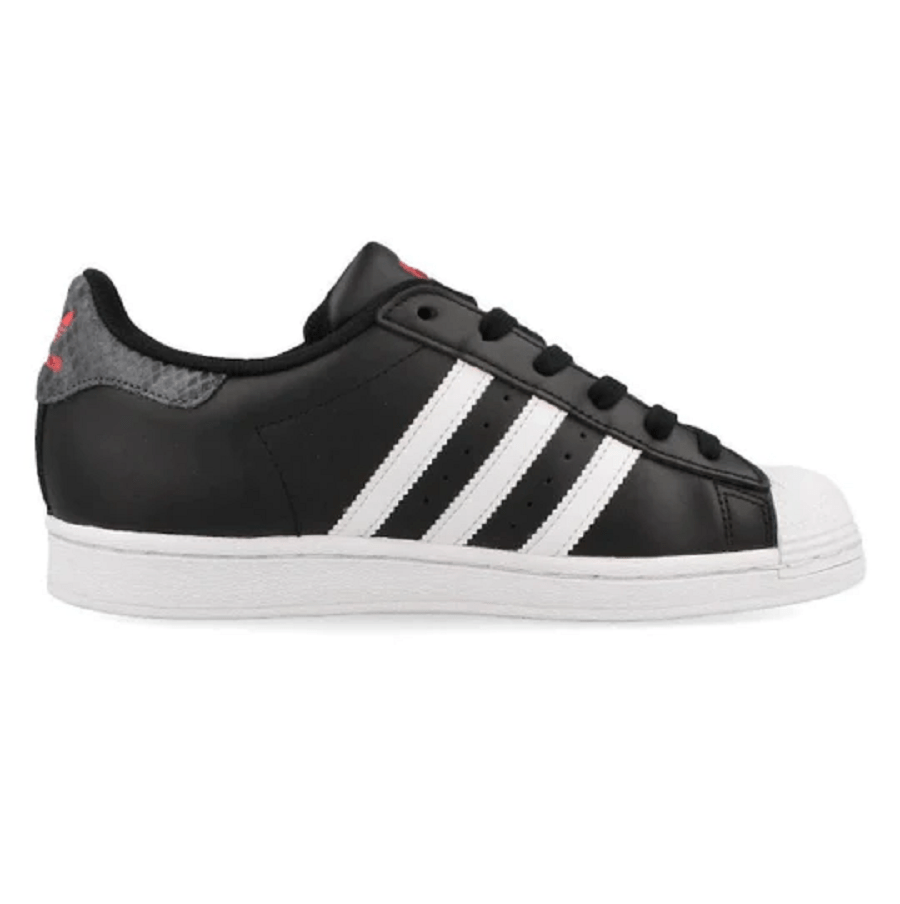 Giày Adidas Originals Superstar 'Black White Red' HQ1917