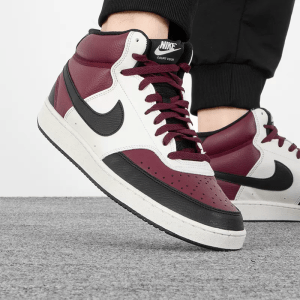 Alternative view of Giày Nike Court Vision Mid Next Nature 'Dark Beetroot' DN3577-600