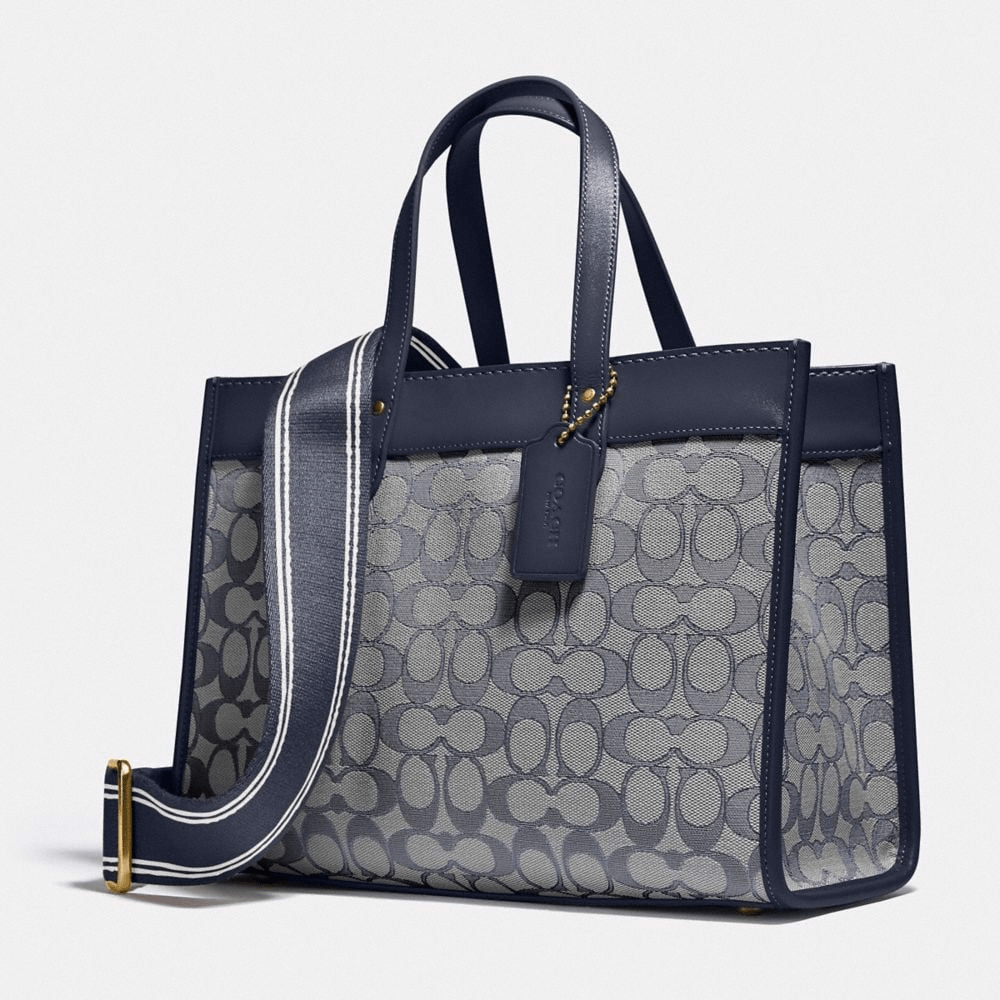 Túi Coach Field Tote 30 In Signature Jacquard C3282 B4RH3 - Ảnh 3
