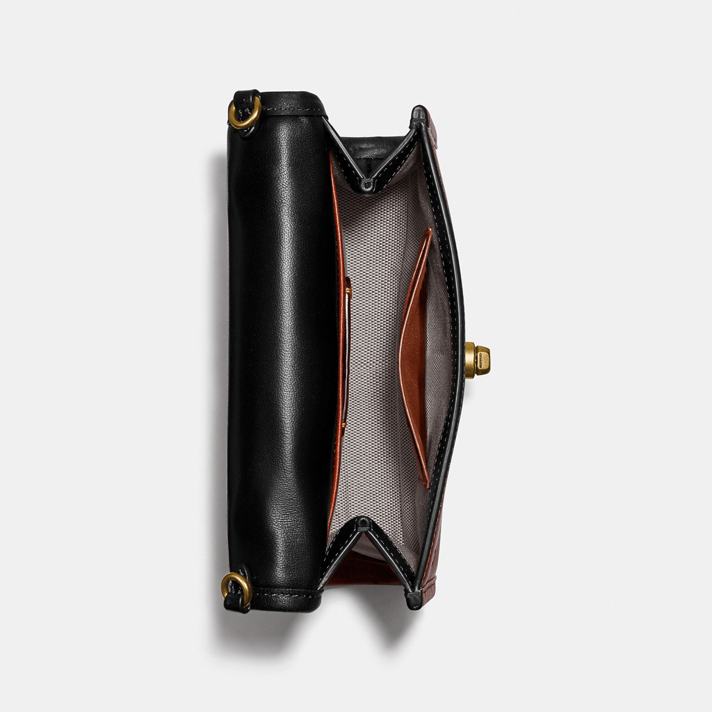 Túi Coach Kip Turnlock Crossbody C3486 B4 BK - Ảnh 3