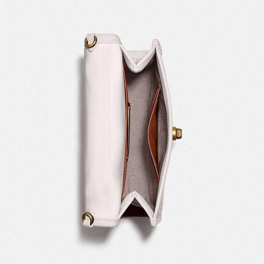 Túi Coach Kip Crossbody Bag Leather Ivory C3486 B4 HA - Ảnh 2