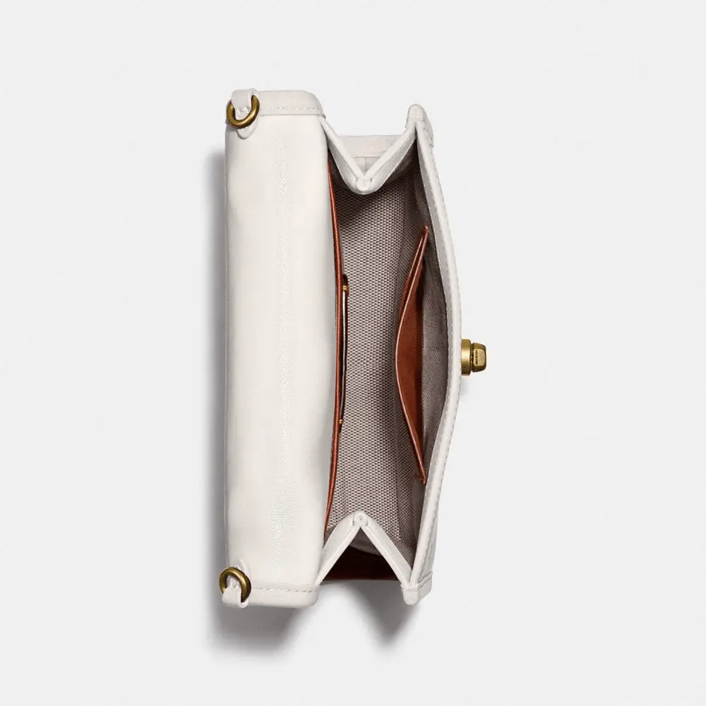 Alternative view of Túi Coach Kip Crossbody Bag Leather Ivory C3486 B4 HA