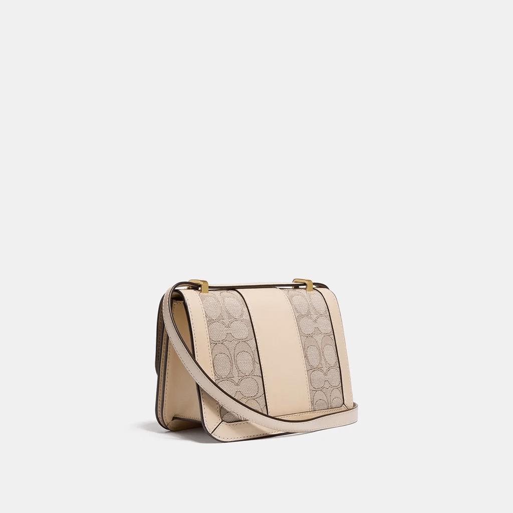 Túi Coach Alie 18 In Sinagture Jaccquard 'Snake Skin' C3760 B4SHG - Ảnh 4