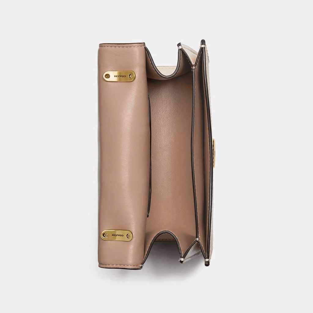 Túi Coach Alie 18 In Sinagture Jaccquard 'Snake Skin' C3760 B4SHG - Ảnh 2