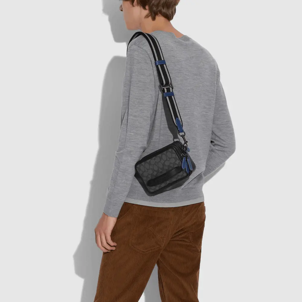 Túi Coach Charter Crossbody In Signature Jacquard C3780 MI5 - Ảnh 4
