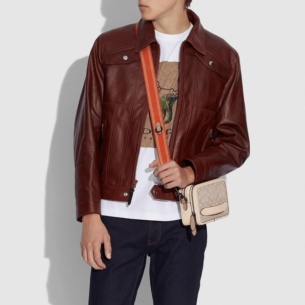 Túi Coach Charter Crossbody In Signature Jacquard C3780 SME - Ảnh 5