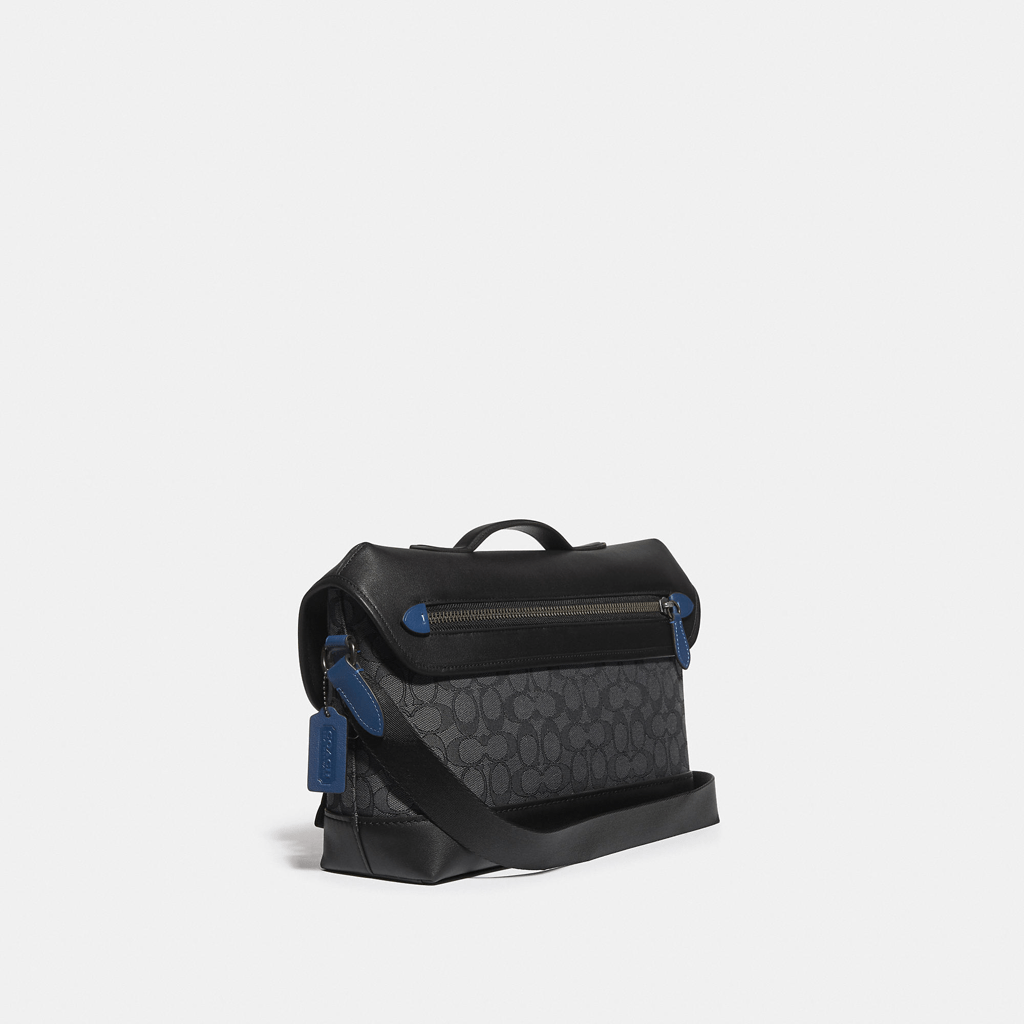Túi Coach League Bike Bag In Signature Jacquard C3794 JIO1U - Ảnh 2