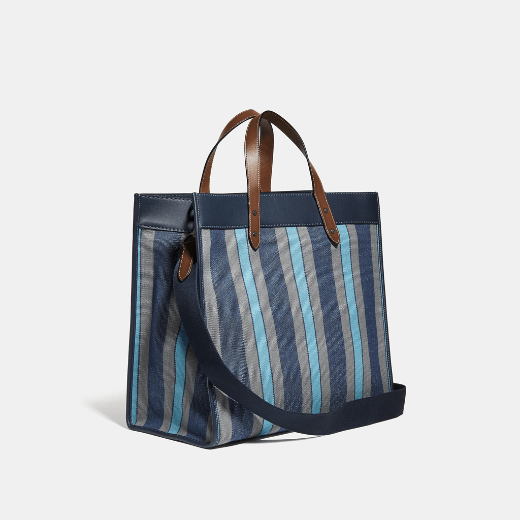 Túi Coach Field Tote 40 In Organic Cotton Canvas C3798 JISMN - Ảnh 3