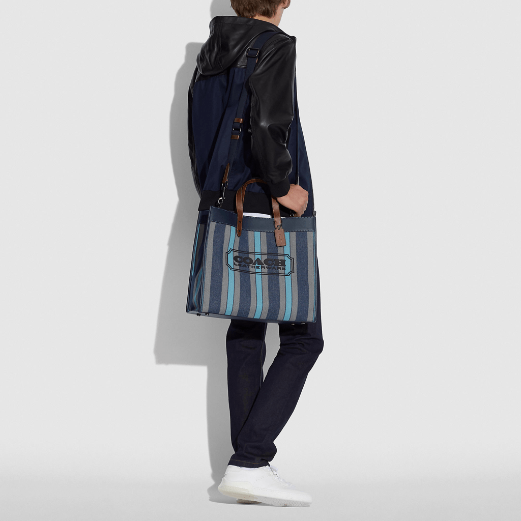 Túi Coach Field Tote 40 In Organic Cotton Canvas C3798 JISMN - Ảnh 5