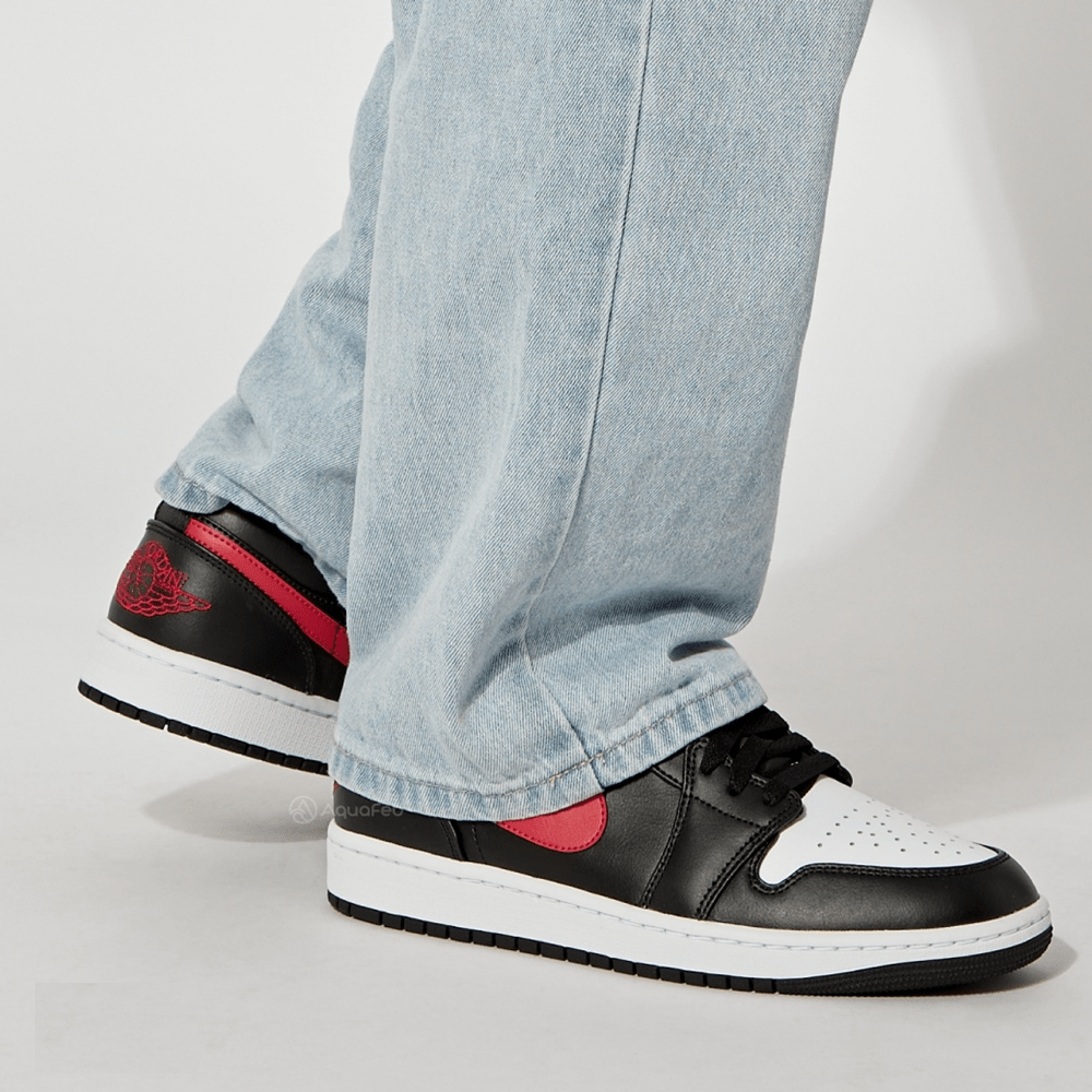 Giày Nike Air Jordan 1 Low 'White Toe' 553558-063 - Ảnh 2