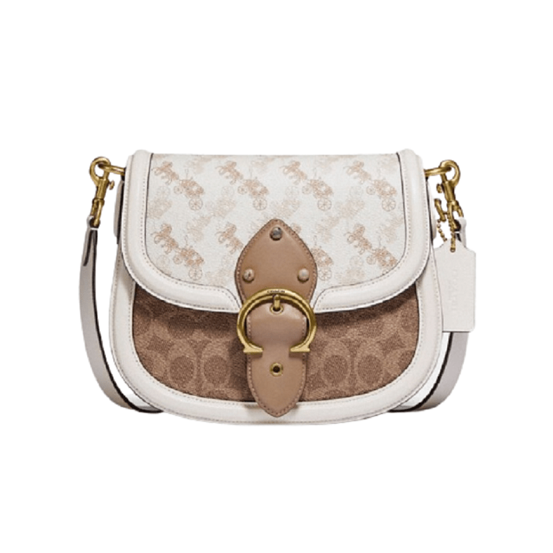 Túi Coach Beat Saddle Bag With Horse And Carriage Print C3841 B4SN5