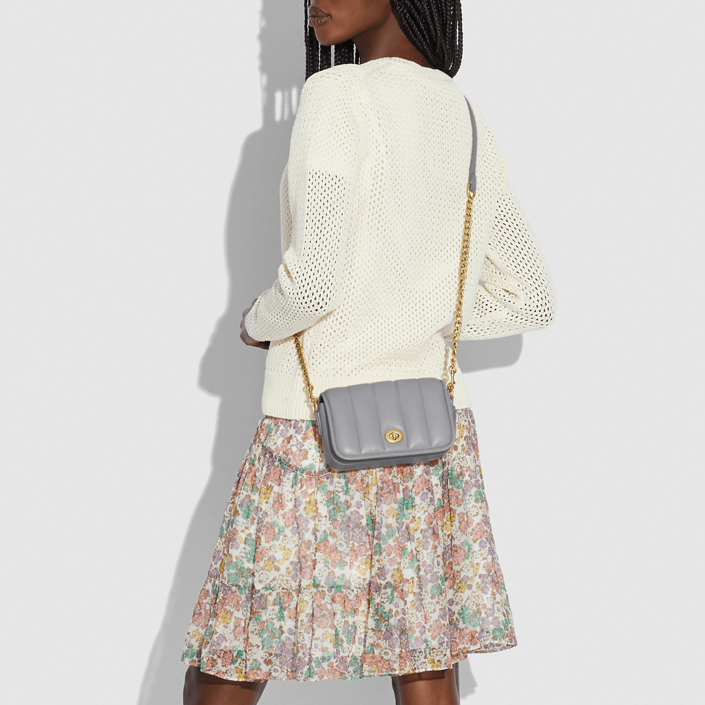 Túi Coach Dinky 18 With Quilting C3843 B4GRT - Ảnh 2