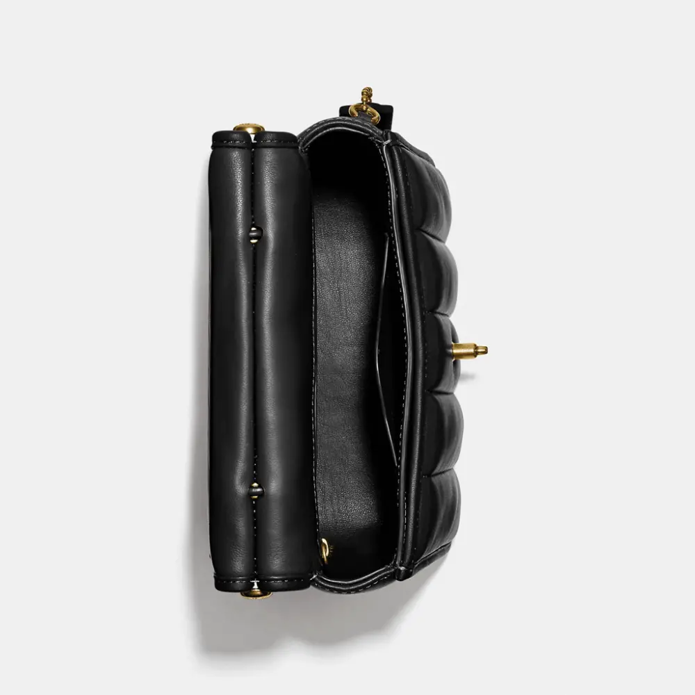 Túi Coach Willis Top Handle 18 'With Quilting' C3844 B4 BK - Ảnh 4