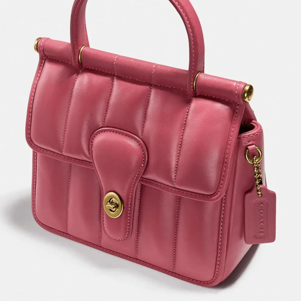 Túi Coach Willis Top Handle 18 C3844 B4 U6 - Ảnh 3