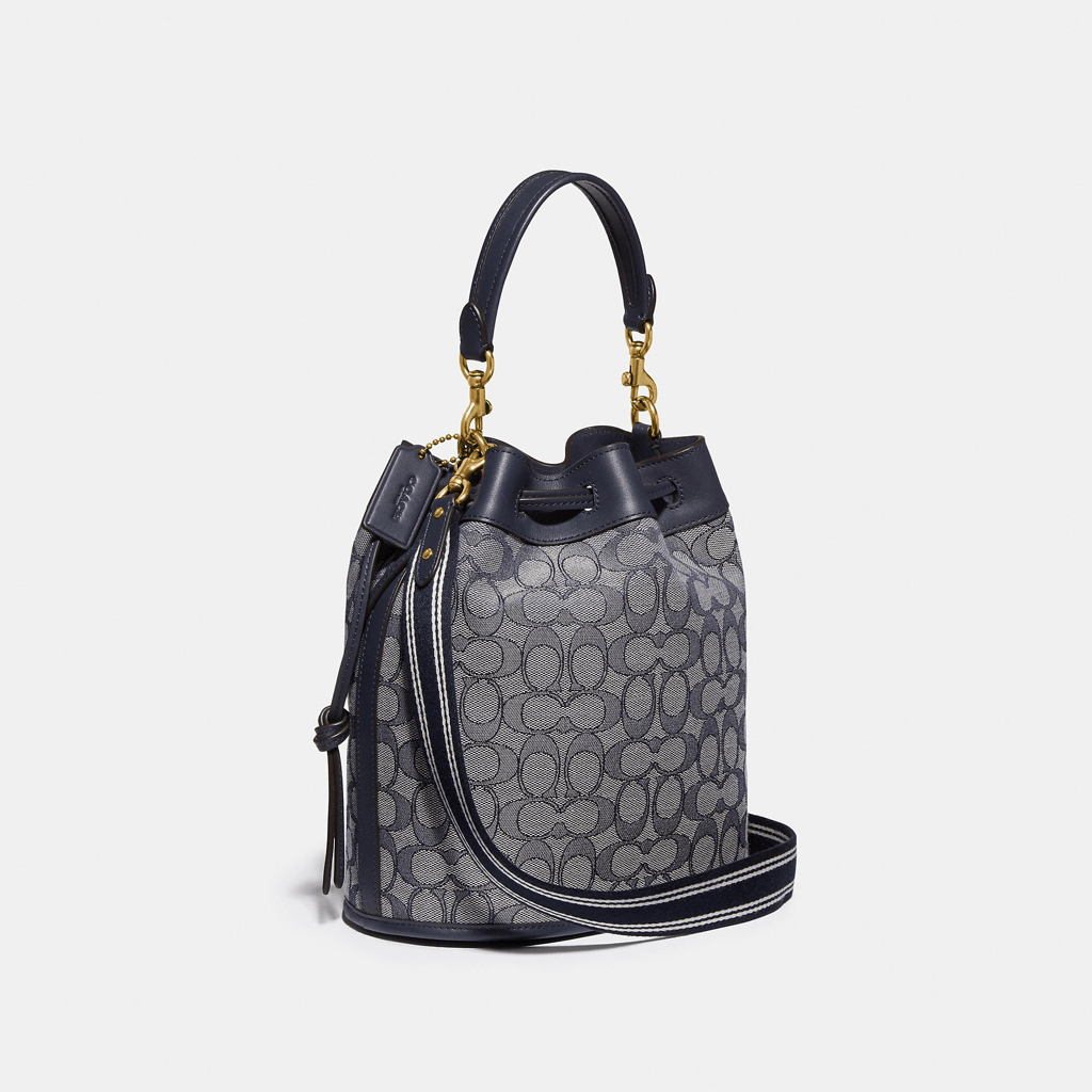 Túi Coach Field Bucket Bag In Signature Jaccqiard C3853 B4RH3 - Ảnh 2