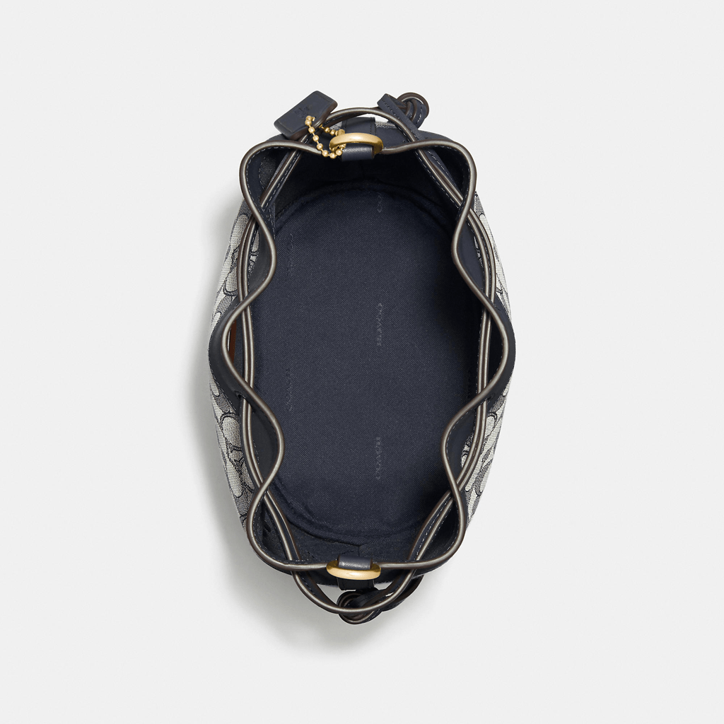 Túi Coach Field Bucket Bag In Signature Jaccqiard C3853 B4RH3 - Ảnh 4