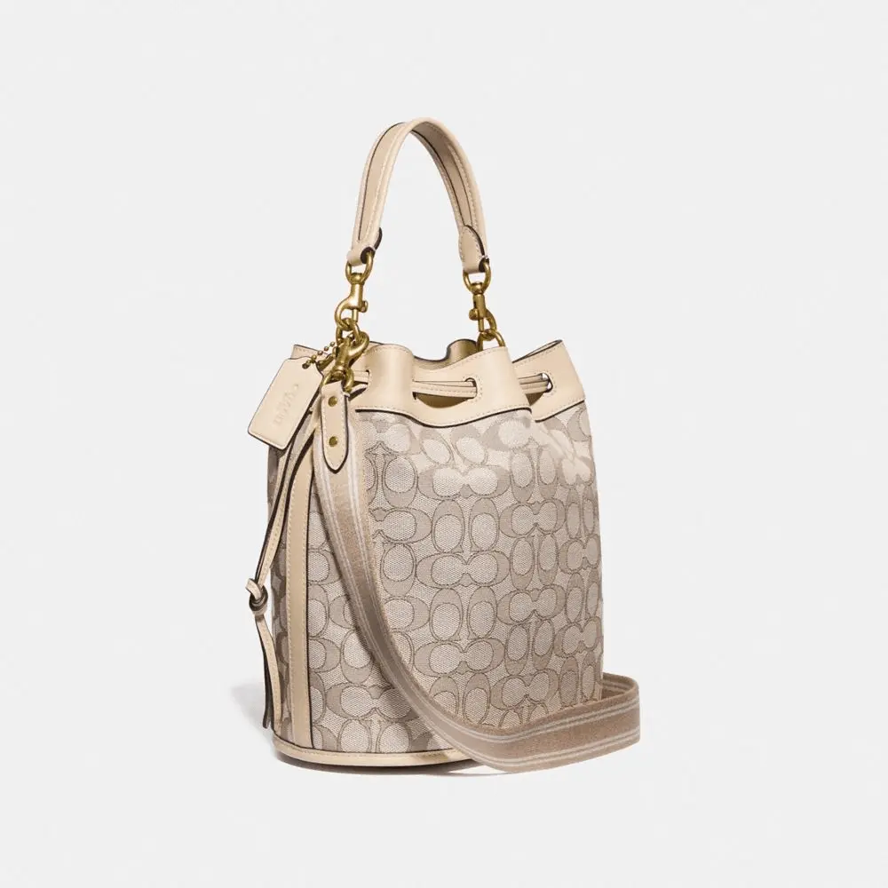 Túi Coach Field Bucket Bag Canvas 'Beige' C3853 B4SHG - Ảnh 5
