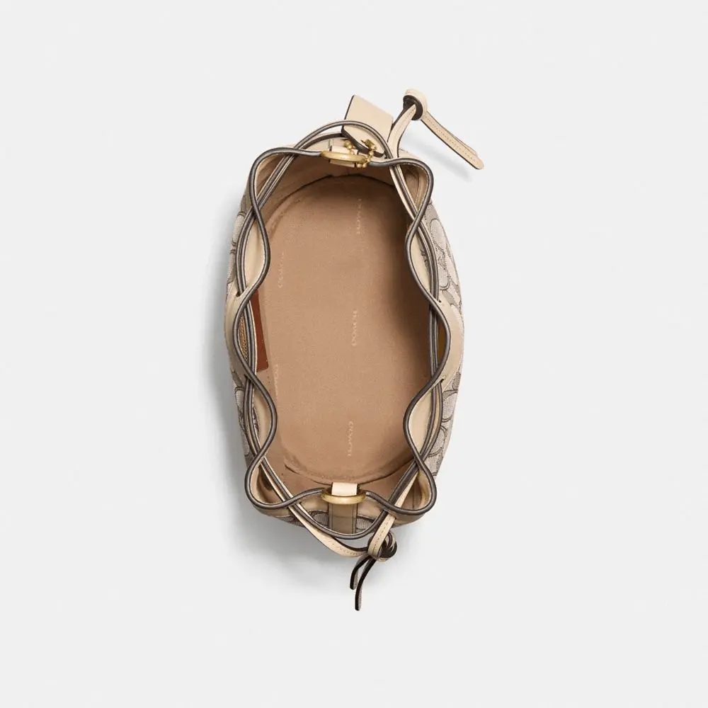 Túi Coach Field Bucket Bag Canvas 'Beige' C3853 B4SHG - Ảnh 3