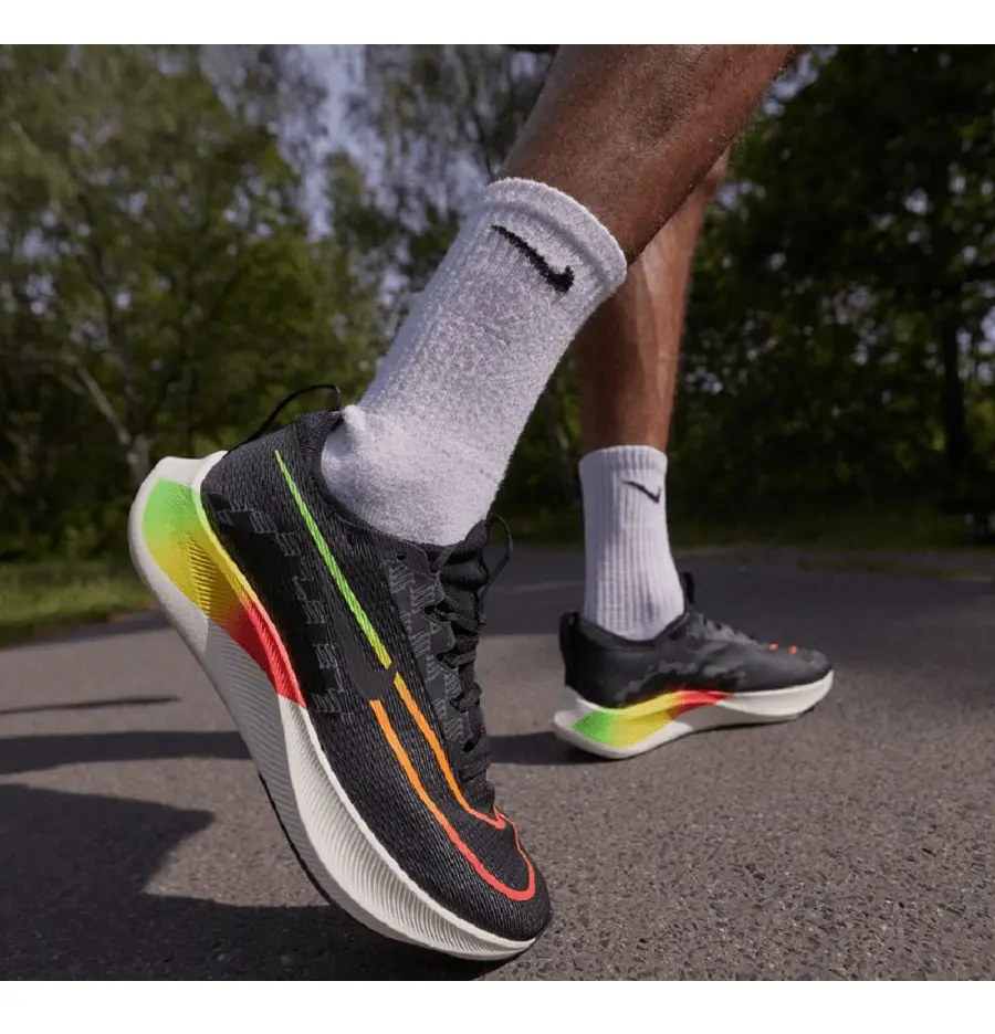 Alternative view of Giày Nike Zoom Fly 4 'Black Green Orange' DQ4993-010