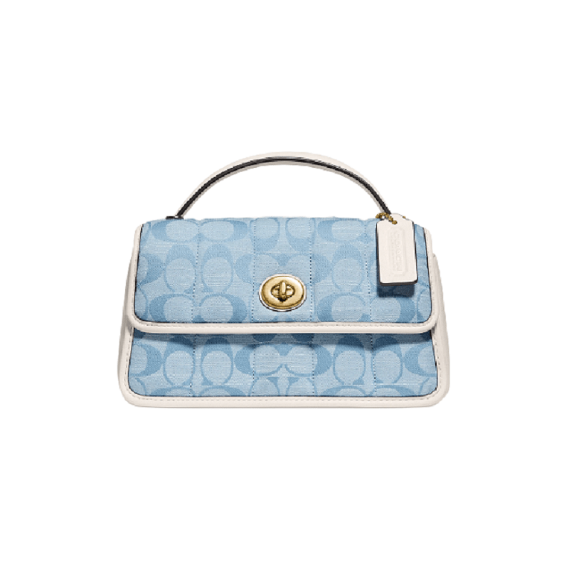 Túi Coach Dinky 18 In Signature Chambray With Quilting C4689 B4SUX