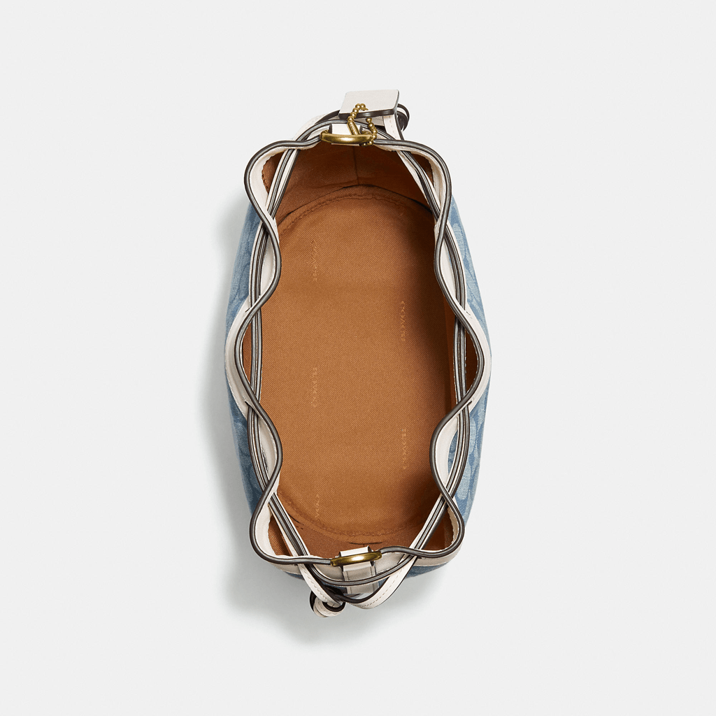 Túi Coach Field Bucket Bag In Signature Chambray C4693 B4SUX - Ảnh 3